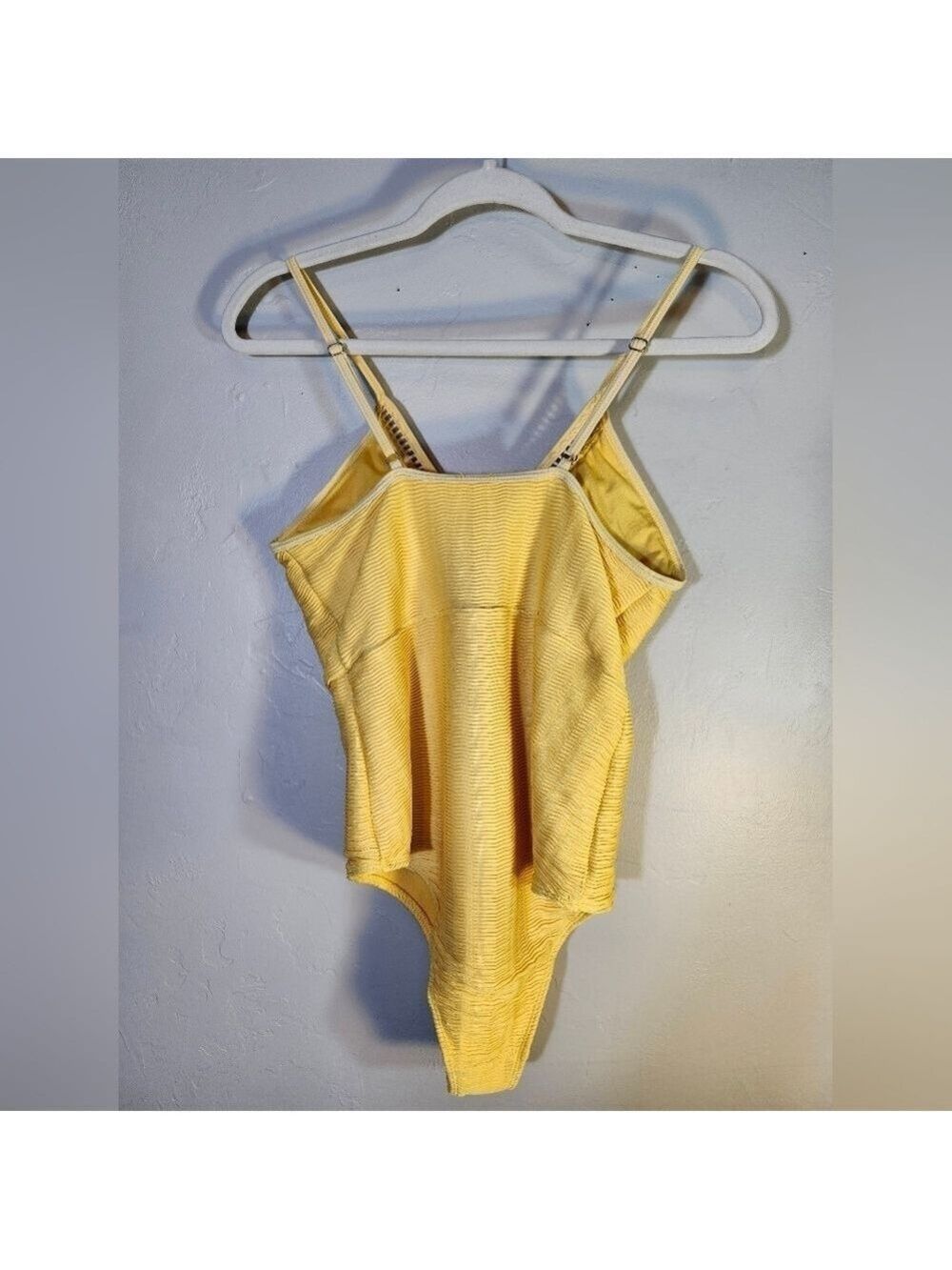 Nicole Miller Yellow One Piece Swimsuit Sz 10 - Picture 5 of 8